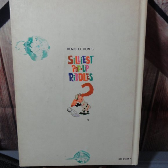 Bennetts Cerf's Vtg Pop-up Sillies riddles Childrens book. 70's Random house - Picture 3 of 5